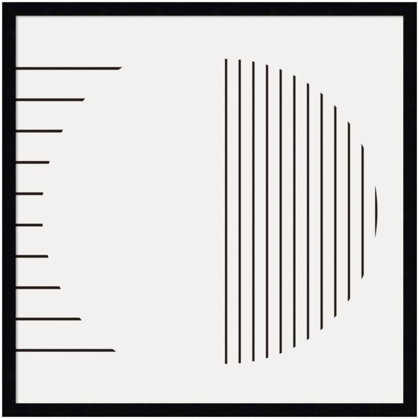Modern Statement Stripes 1 by The Creative Bunch Studio Wood Framed Wall Art Print