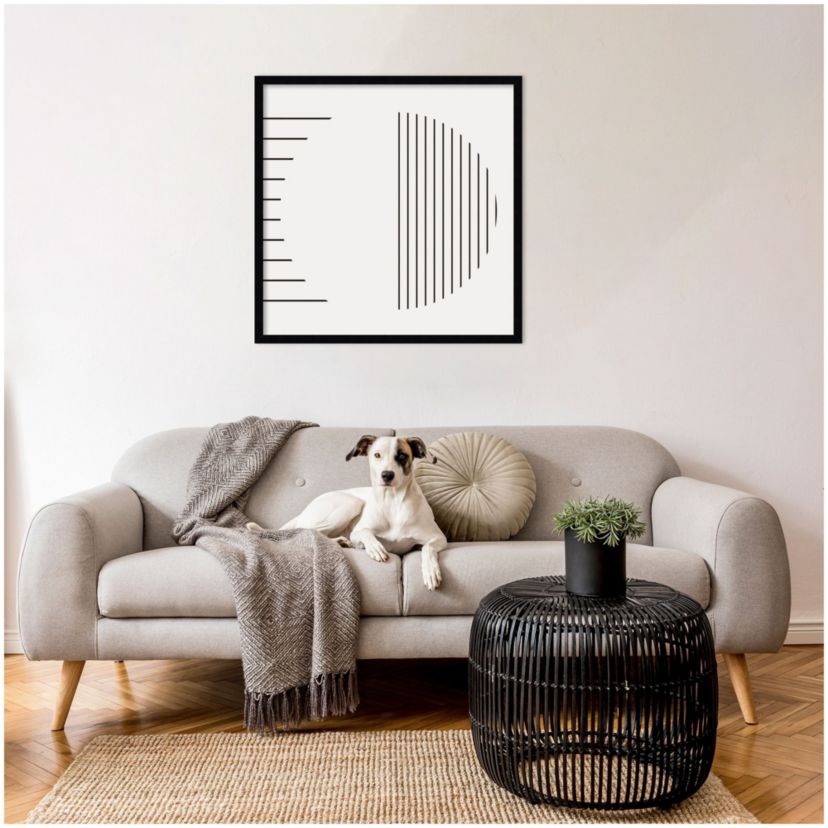 Modern Statement Stripes 1 by The Creative Bunch Studio Wood Framed Wall Art Print