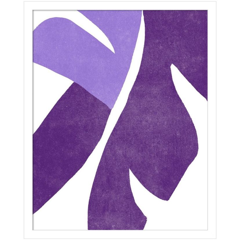 Color Cuts VIII by June Erica Vess Wood Framed Wall Art Print