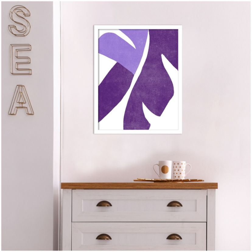 Color Cuts VIII by June Erica Vess Wood Framed Wall Art Print