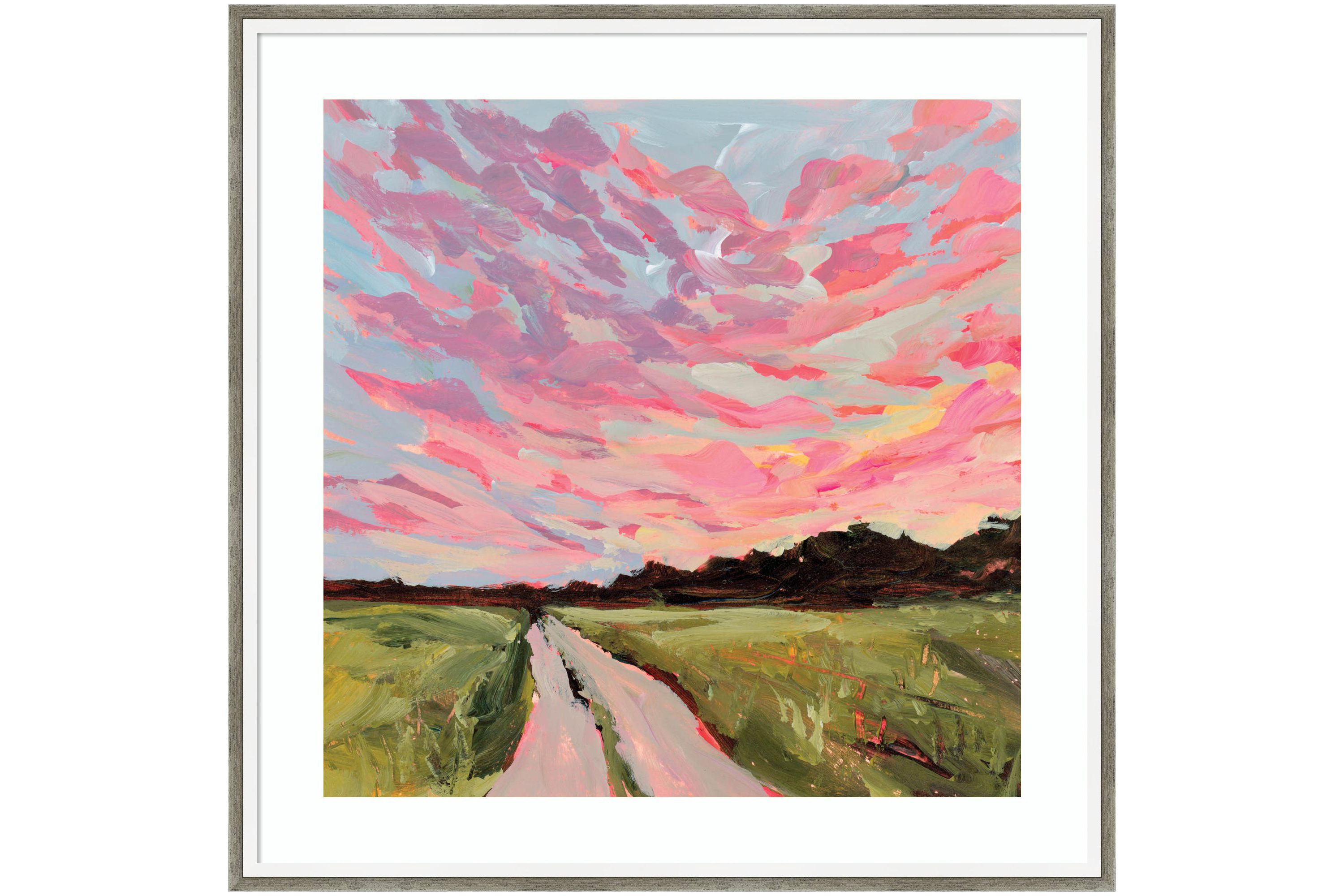 Oklahoma by Emily Kenney Wood Framed Wall Art Print