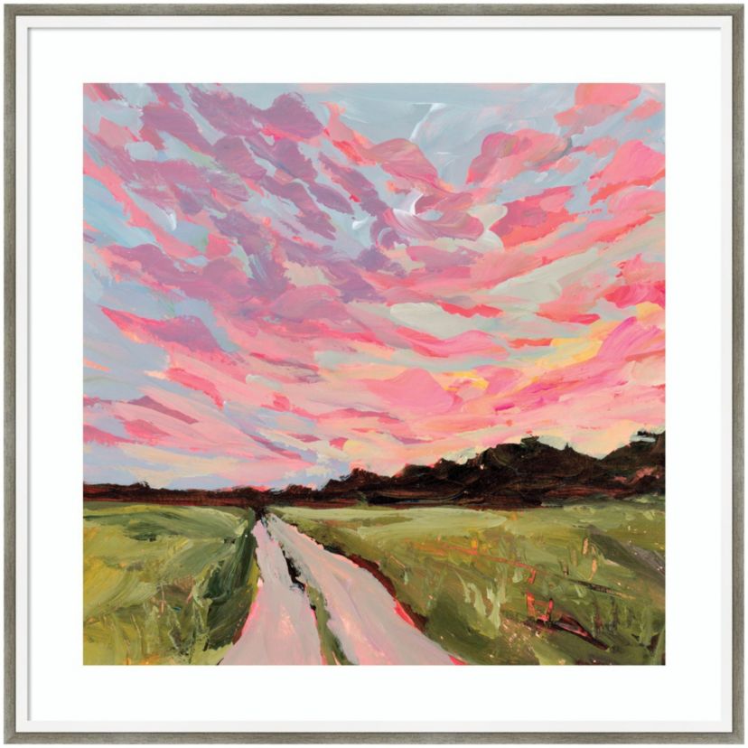 Oklahoma by Emily Kenney Wood Framed Wall Art Print