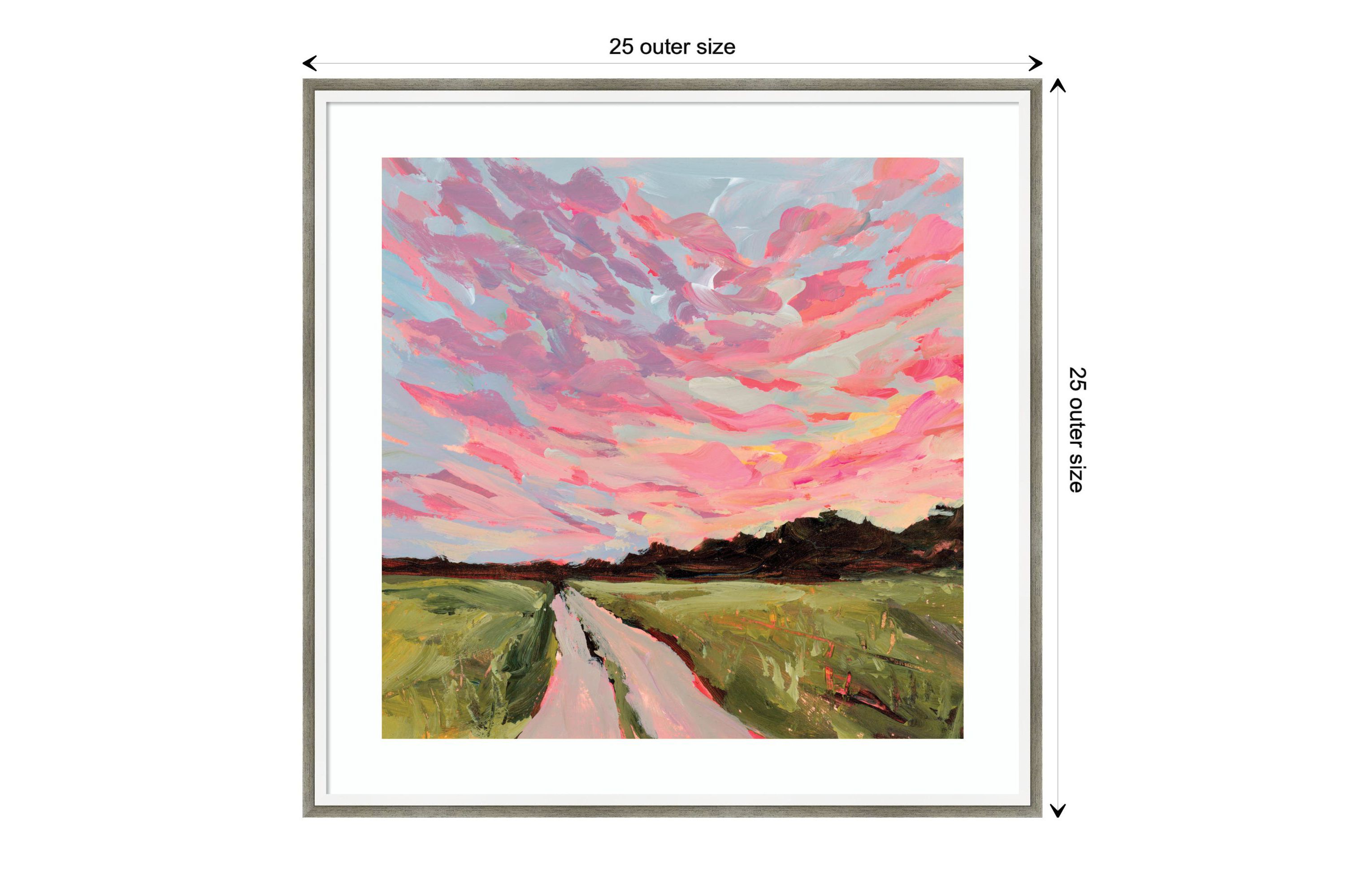 Oklahoma by Emily Kenney Wood Framed Wall Art Print