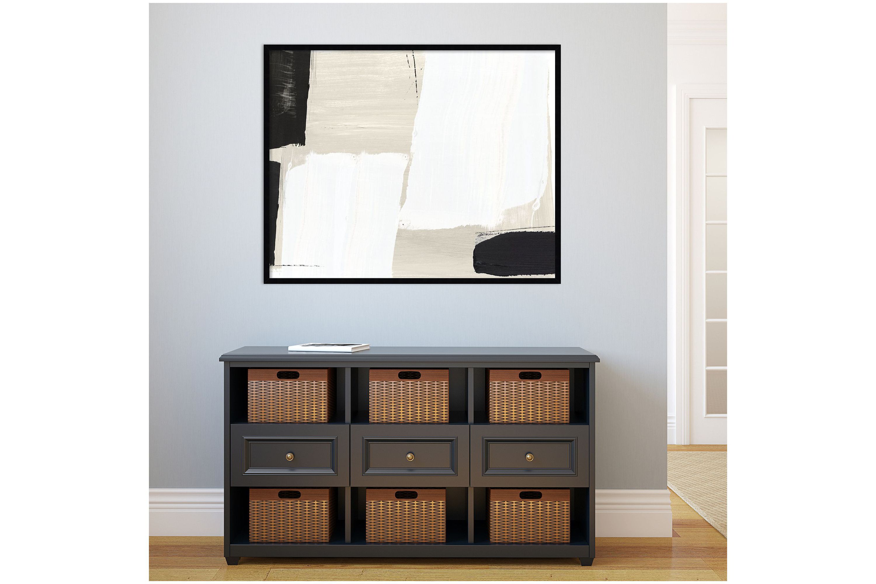 Checkmate II by PI Studio Wood Framed Wall Art Print
