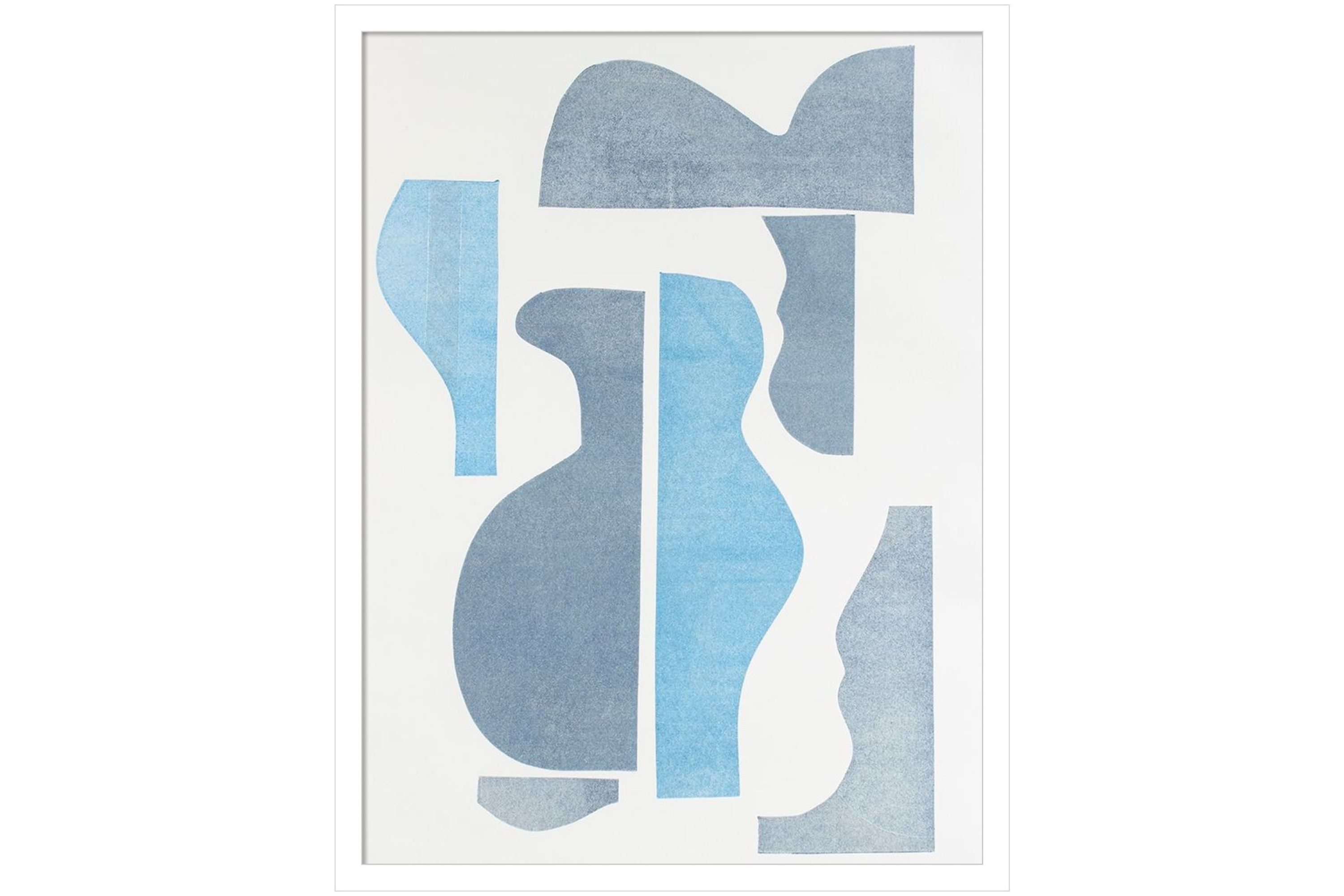 Pottery Forms III by Rob Delamater Wood Framed Wall Art Print