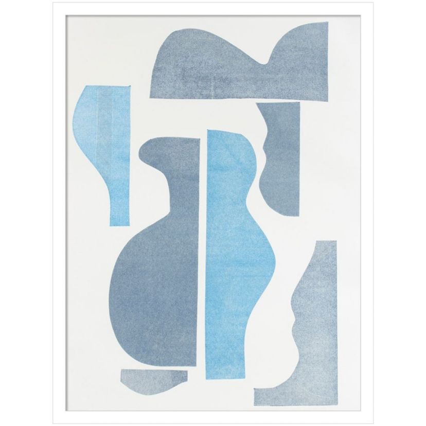 Pottery Forms III by Rob Delamater Wood Framed Wall Art Print