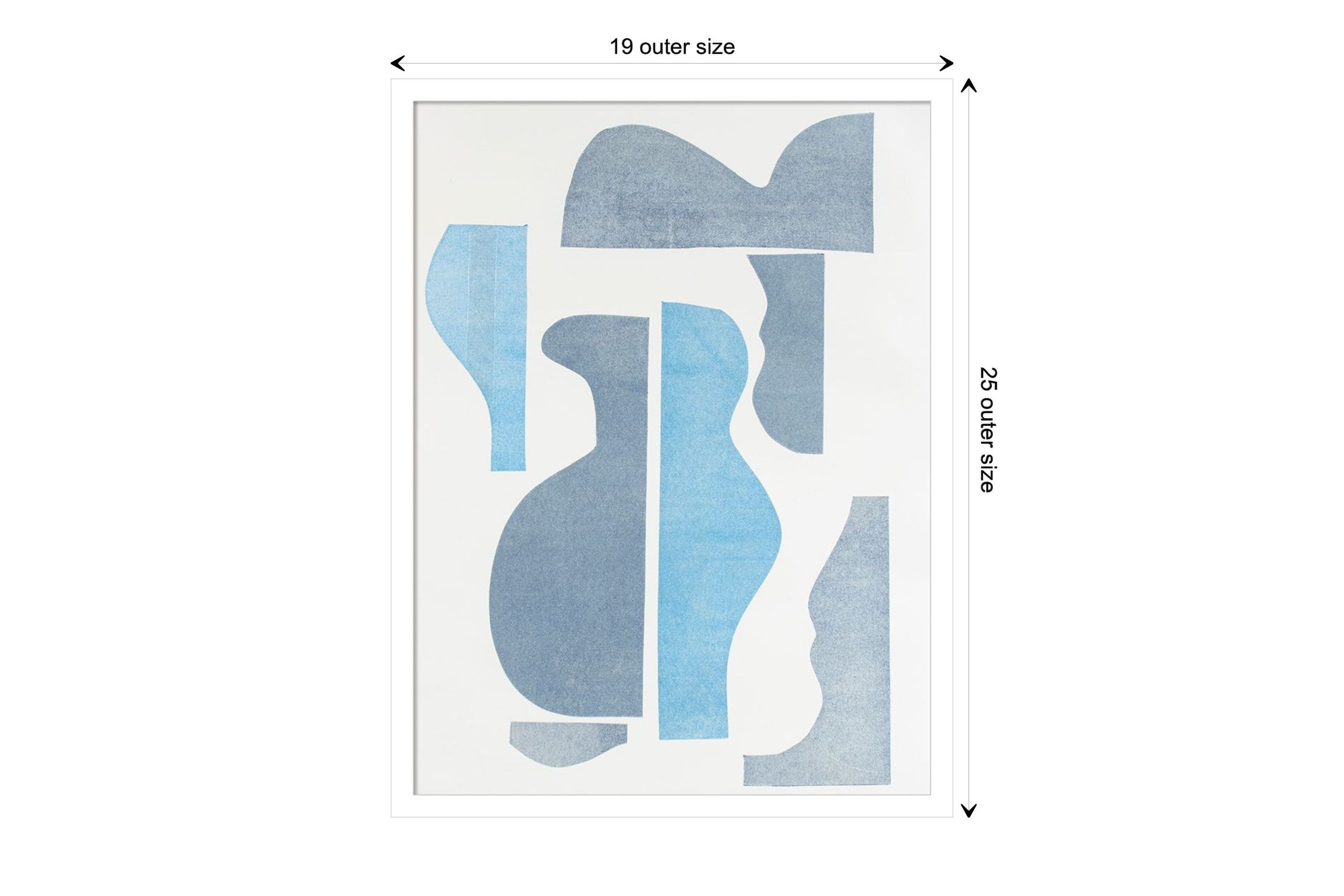 Pottery Forms III by Rob Delamater Wood Framed Wall Art Print