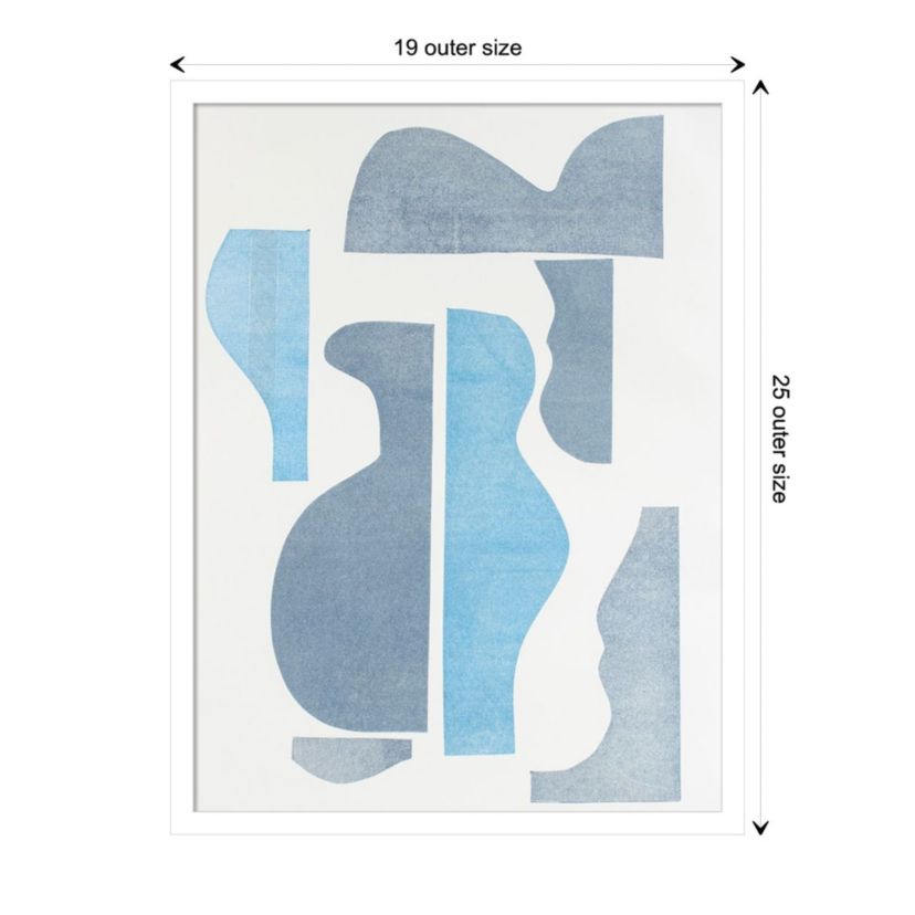 Pottery Forms III by Rob Delamater Wood Framed Wall Art Print