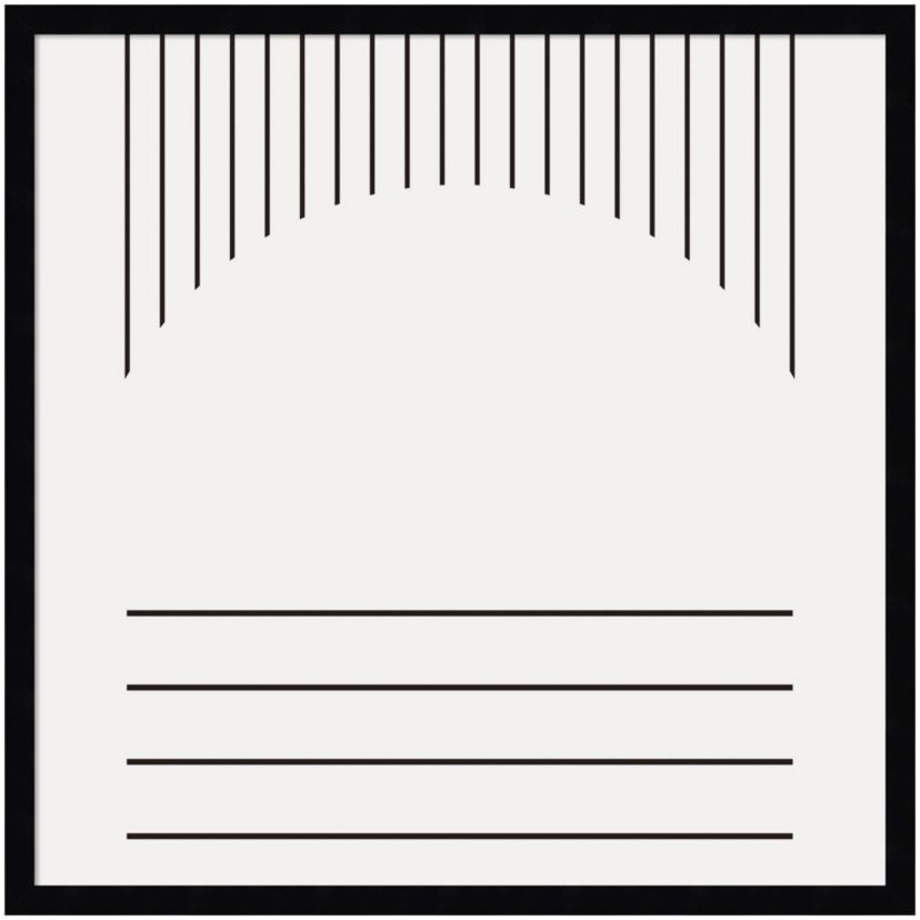 Modern Statement Stripes 2 by The Creative Bunch Studio Wood Framed Wall Art Print
