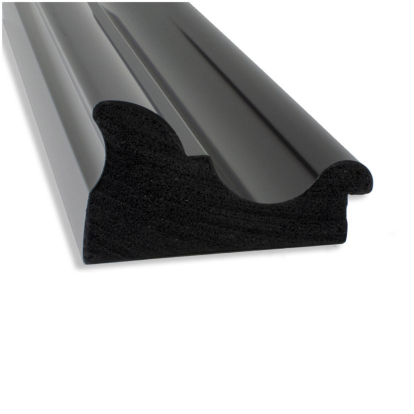 Colonial Black Non-Beveled Framed Bathroom Wall Mirror