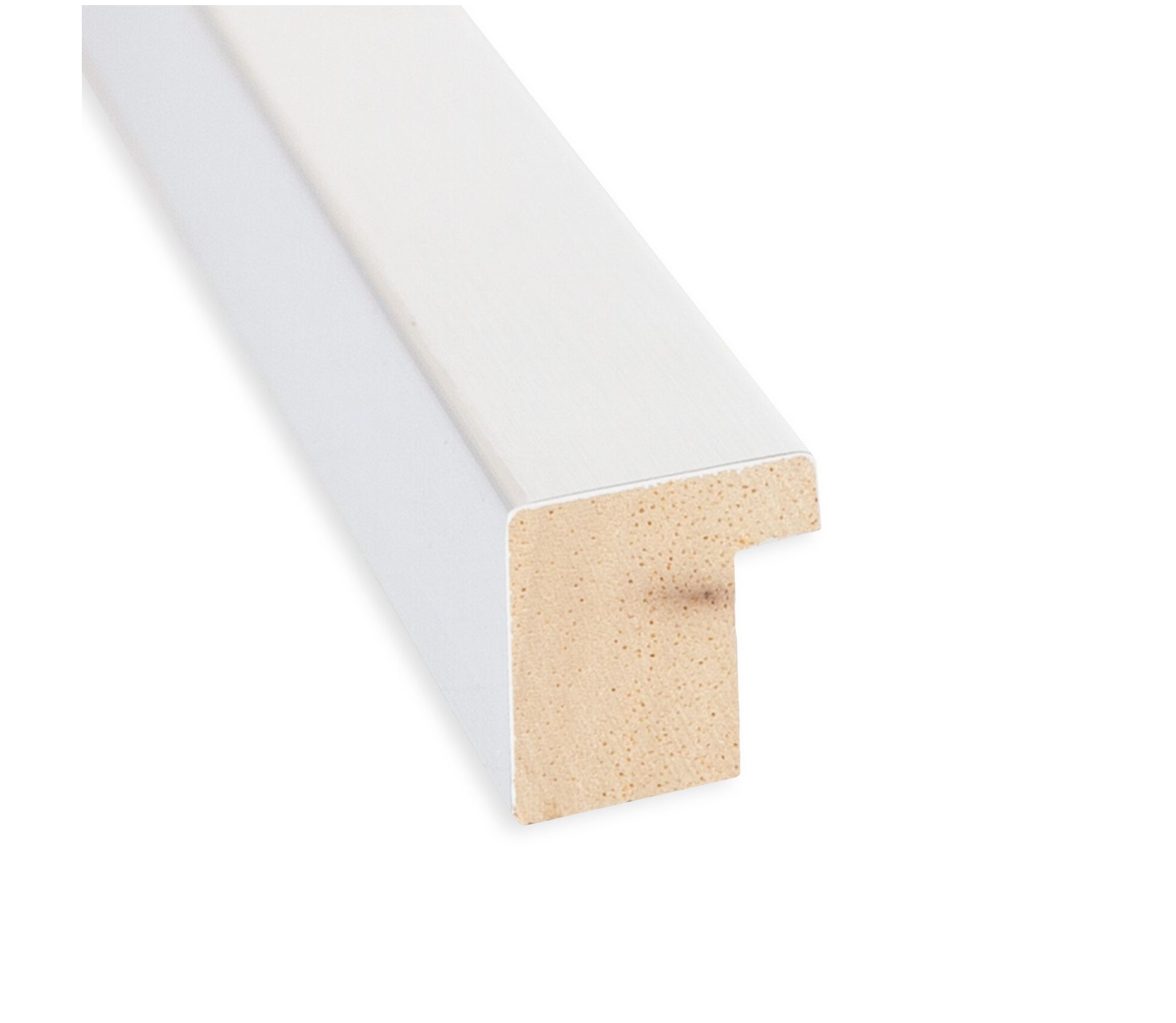 Svelte Silver Non-Beveled Wood Framed Bathroom Wall Mirror