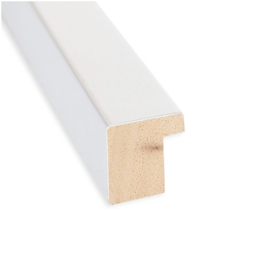 Svelte Silver Non-Beveled Wood Framed Bathroom Wall Mirror