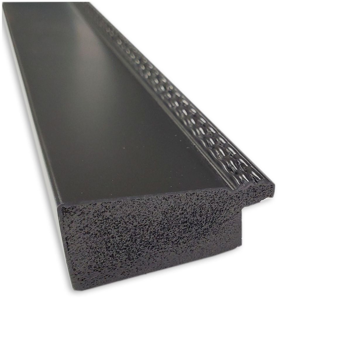 Avon Black Non-Beveled Framed Bathroom Wall Mirror