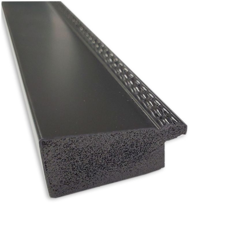 Avon Black Non-Beveled Framed Bathroom Wall Mirror