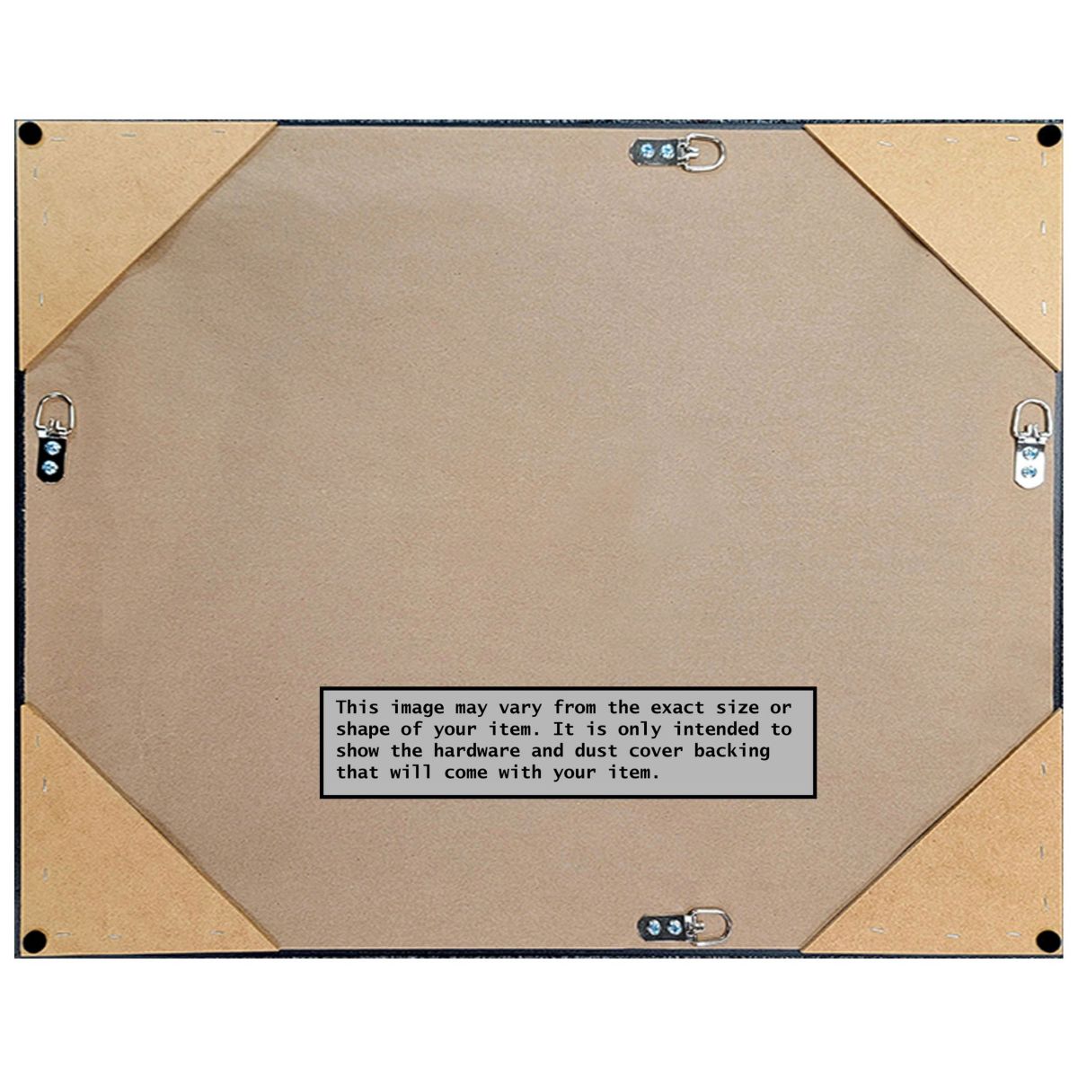 Avon Black Non-Beveled Framed Bathroom Wall Mirror