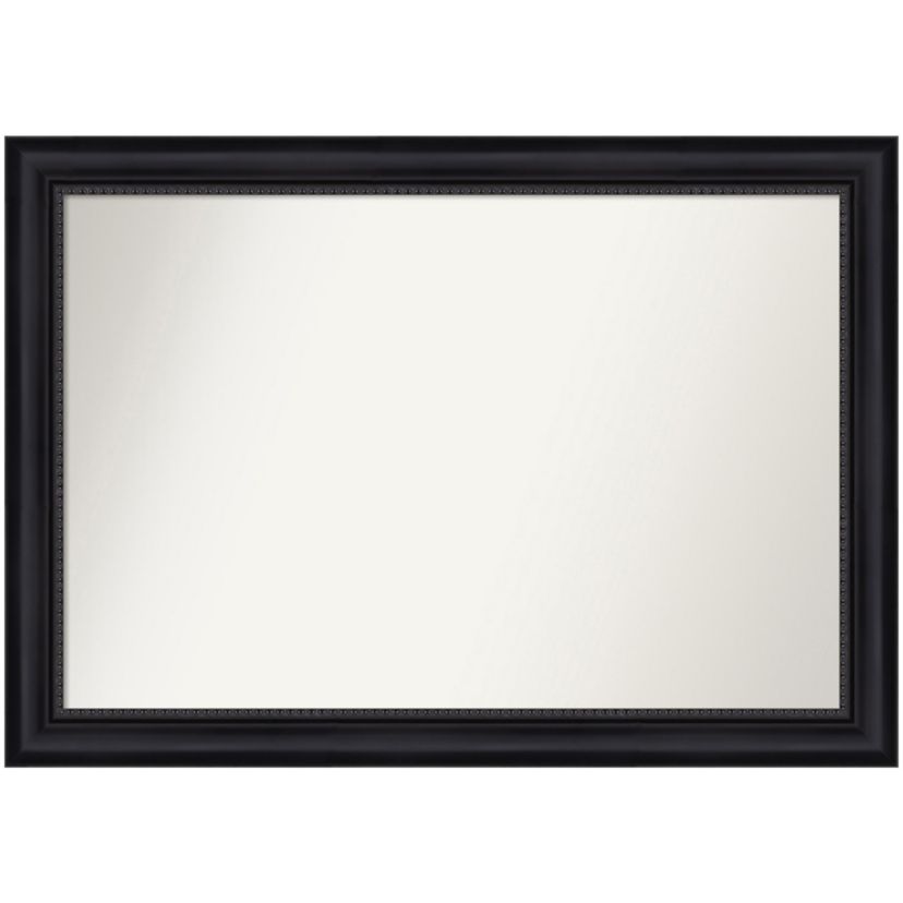 Astor Black Non-Beveled Framed Bathroom Wall Mirror