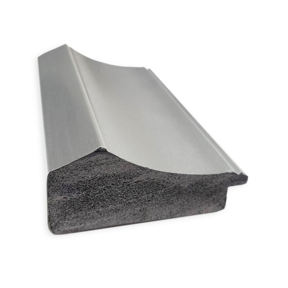 Peak Polished Nickel Narrow Non-Beveled Framed Bathroom Wall Mirror