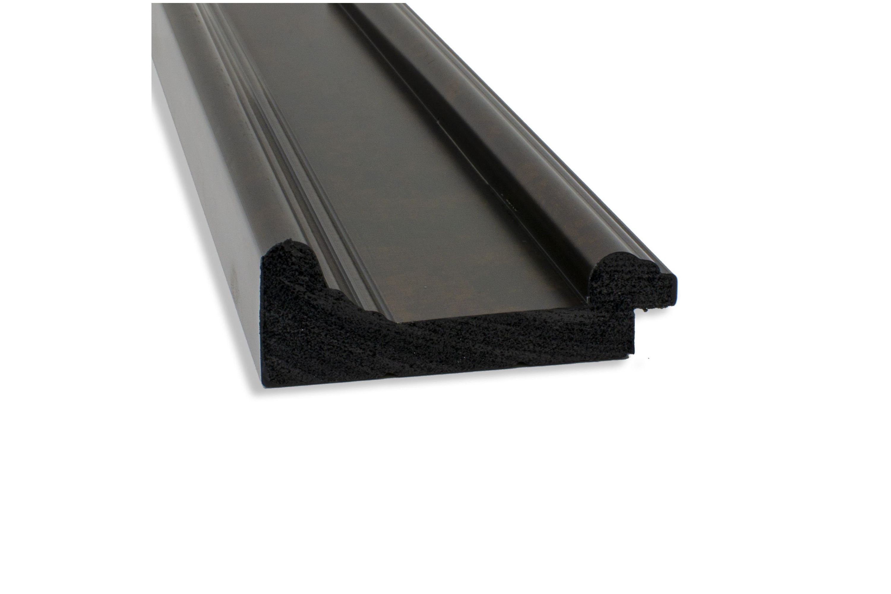 Ridge Bronze Non-Beveled Framed Bathroom Wall Mirror