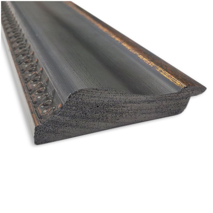 Thomas Black Bronze Non-Beveled Framed Bathroom Wall Mirror