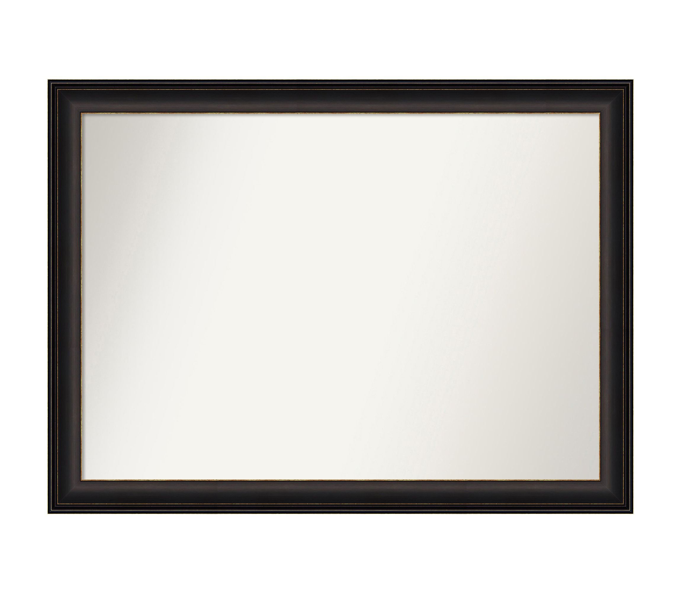 Trio Oil Rubbed Bronze Non-Beveled Framed Bathroom Wall Mirror