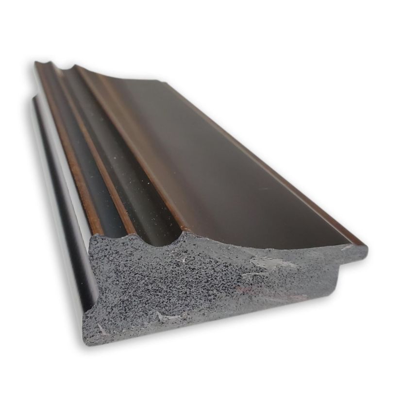 Trio Oil Rubbed Bronze Non-Beveled Framed Bathroom Wall Mirror
