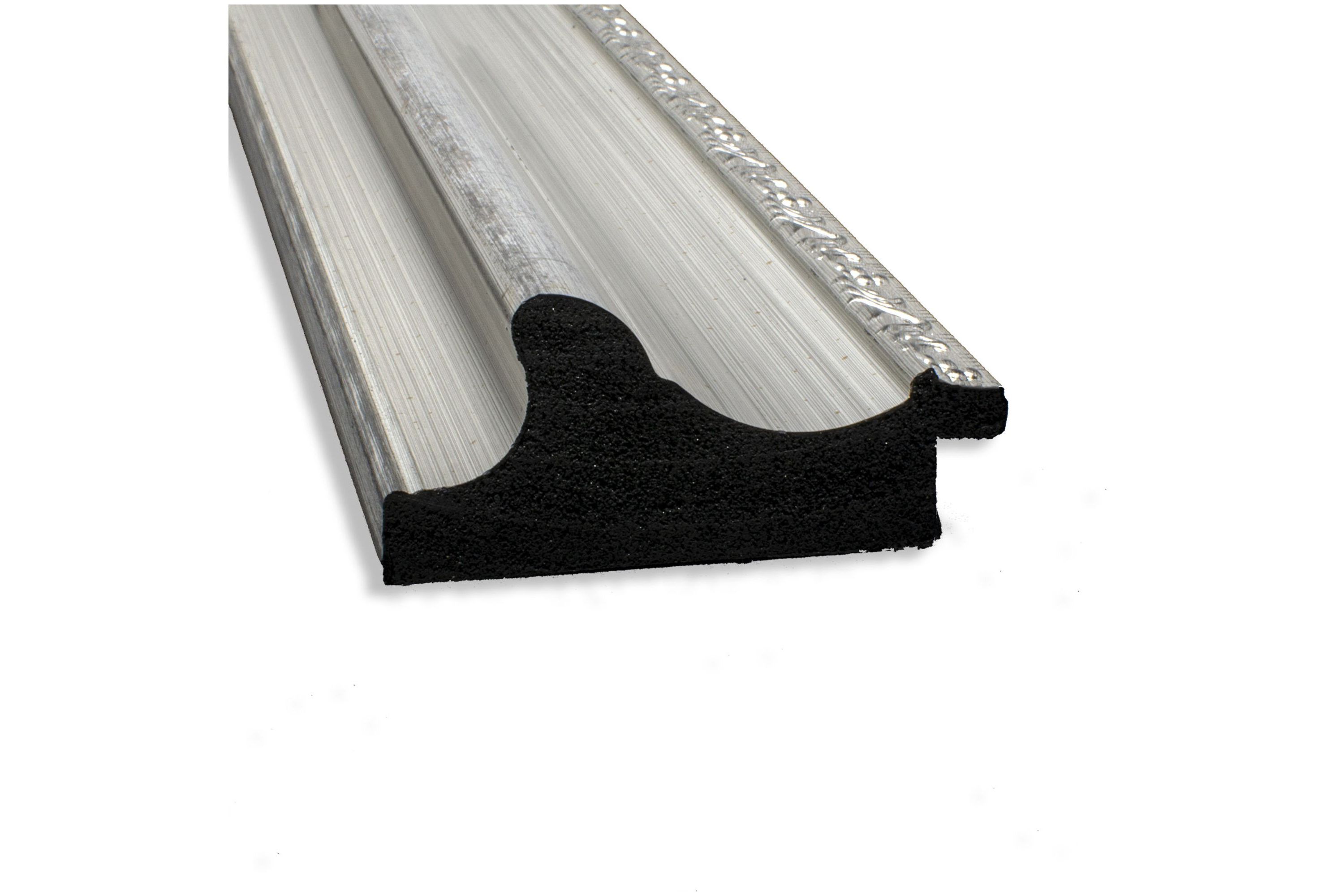 Parlor Silver Non-Beveled Framed Bathroom Wall Mirror