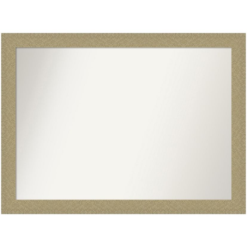 Mosaic Gold Non-Beveled Framed Bathroom Wall Mirror