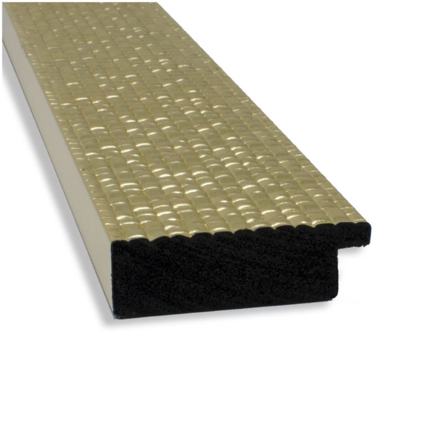 Mosaic Gold Non-Beveled Framed Bathroom Wall Mirror