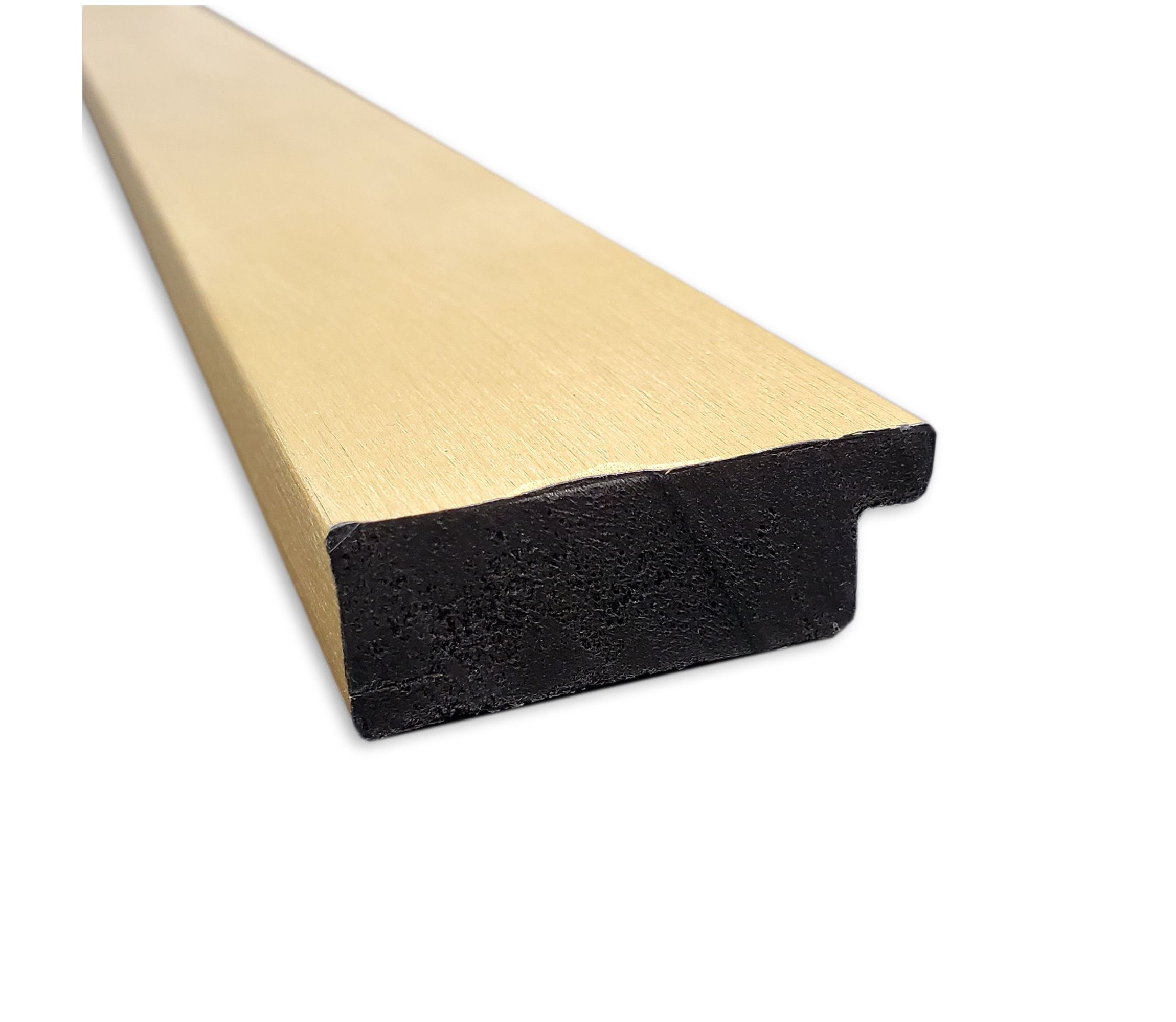 Grace Brushed Gold Non-Beveled Framed Bathroom Wall Mirror