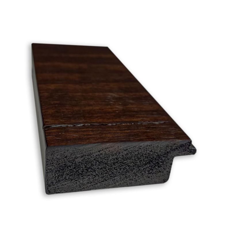 Wildwood Brown Narrow Non-Beveled Framed Bathroom Wall Mirror