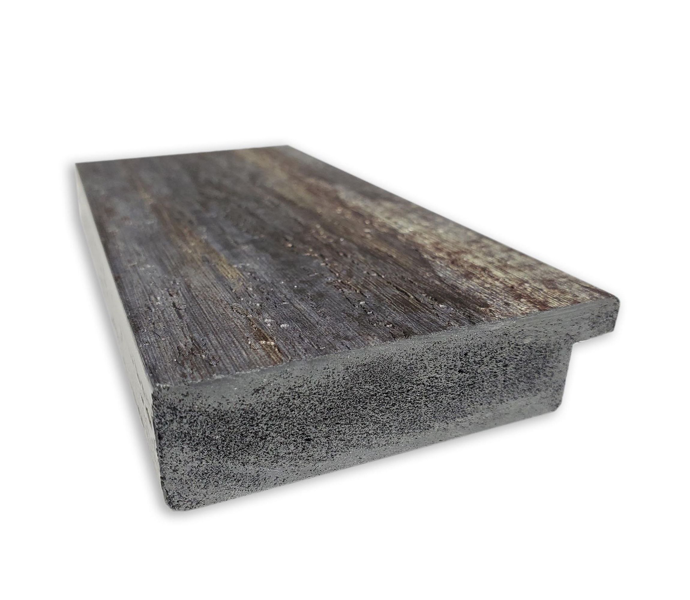 Bark Rustic Char Non-Beveled Framed Bathroom Wall Mirror