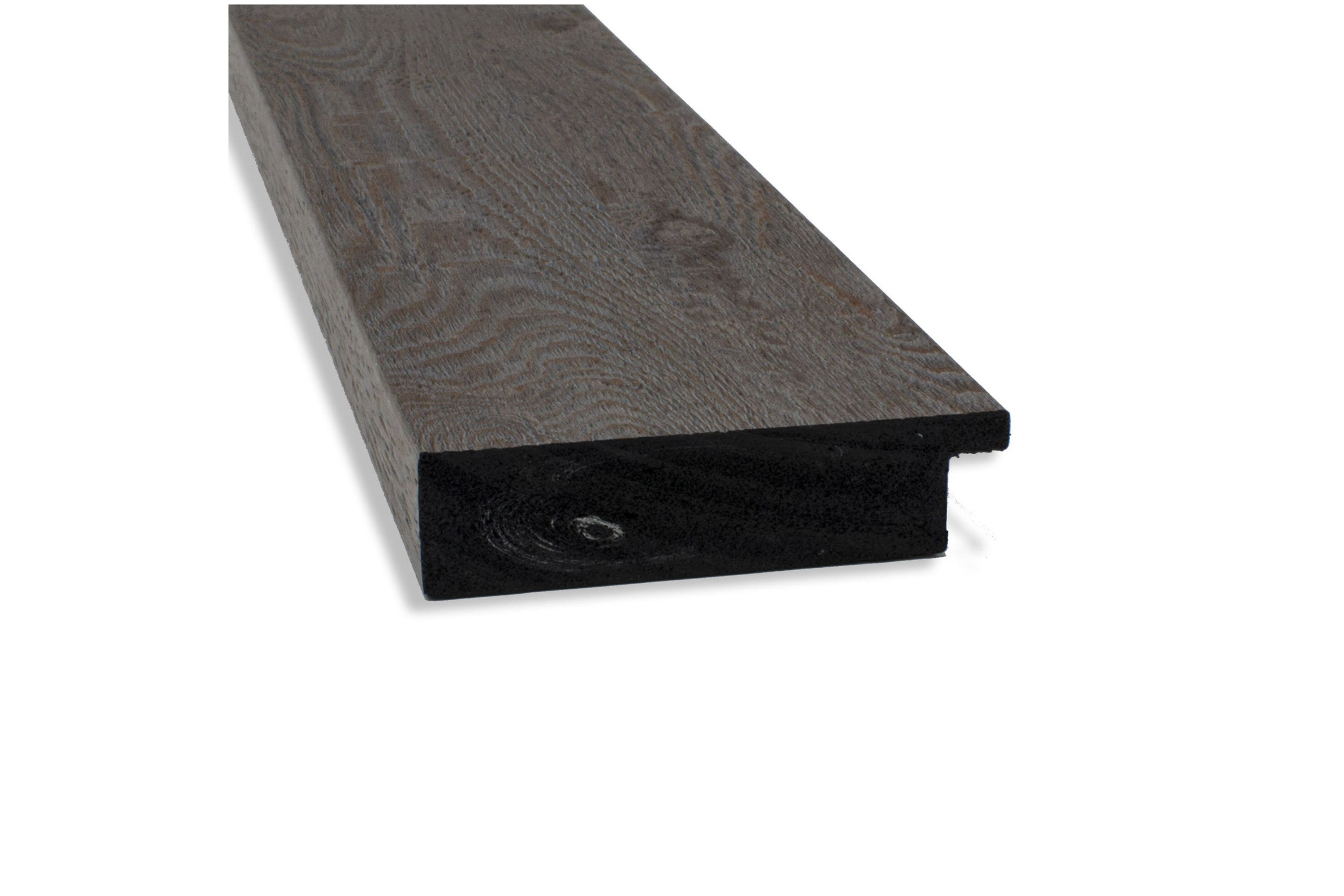 Rustic Plank Grey Non-Beveled Framed Bathroom Wall Mirror