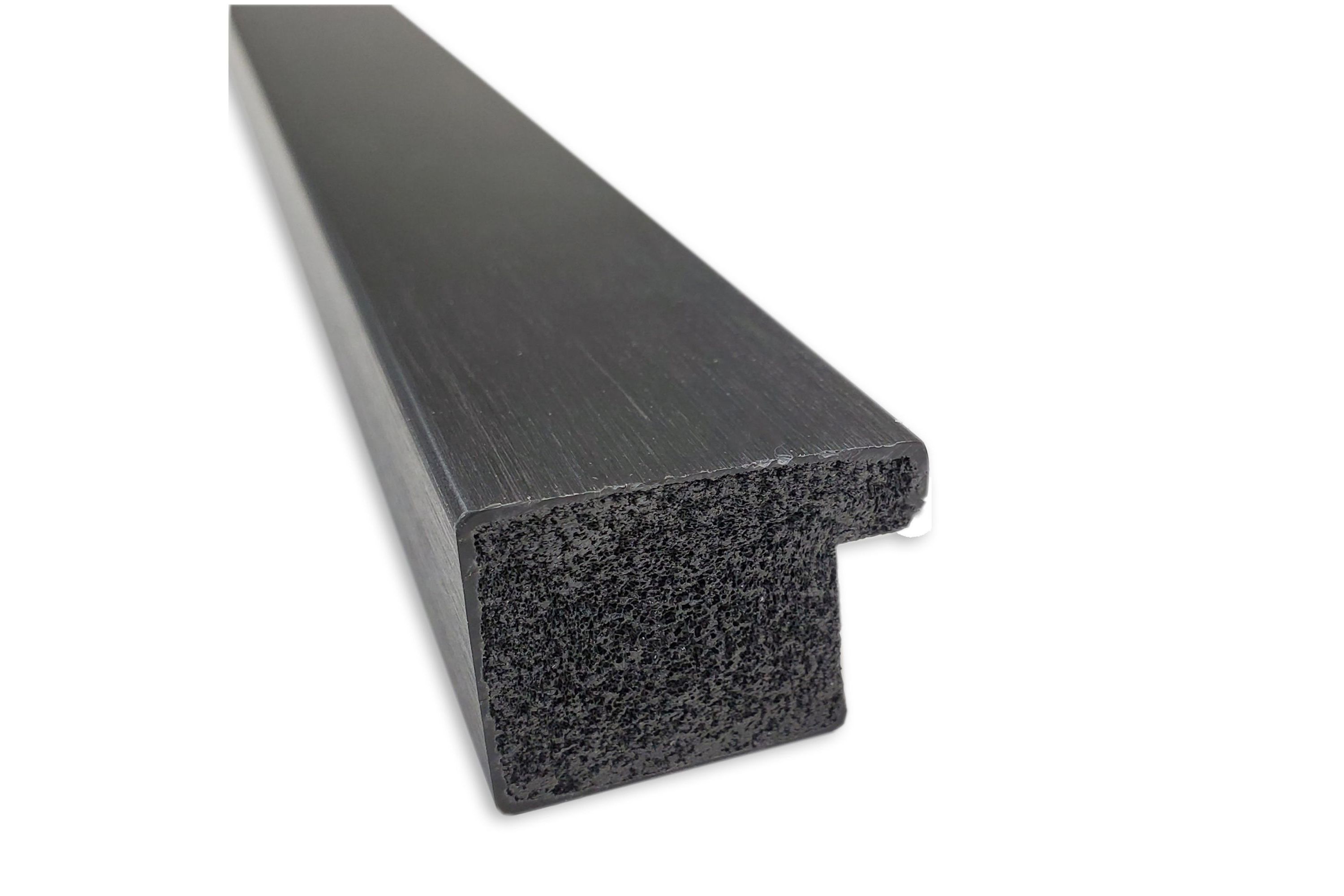 Grace Brushed Metallic Black Narrow Non-Beveled Framed Bathroom Wall Mirror