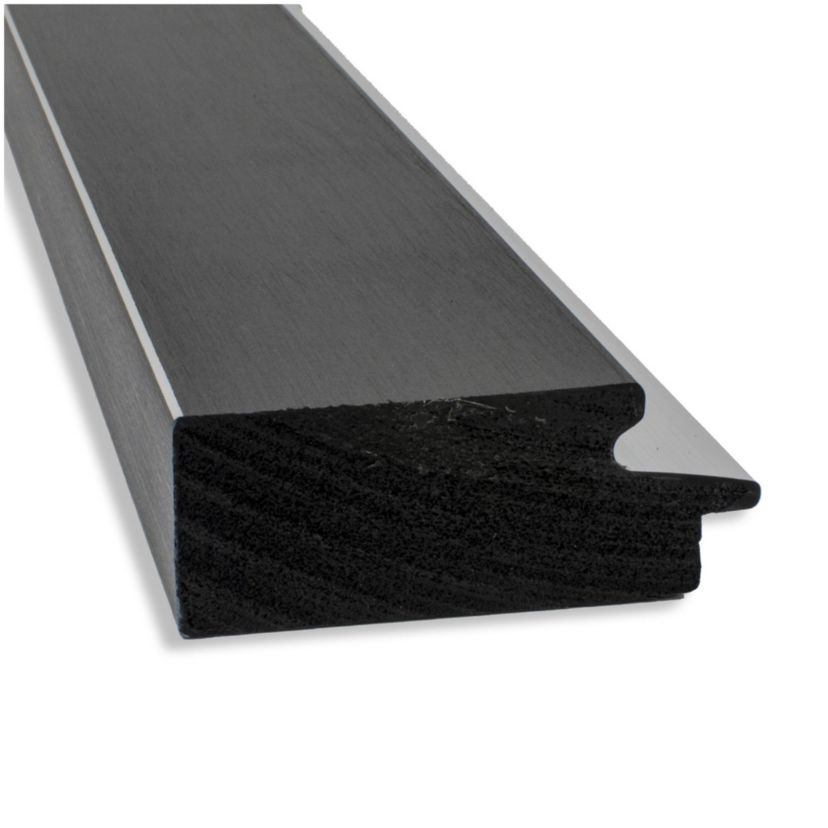 Eva Black Silver Non-Beveled Framed Bathroom Wall Mirror