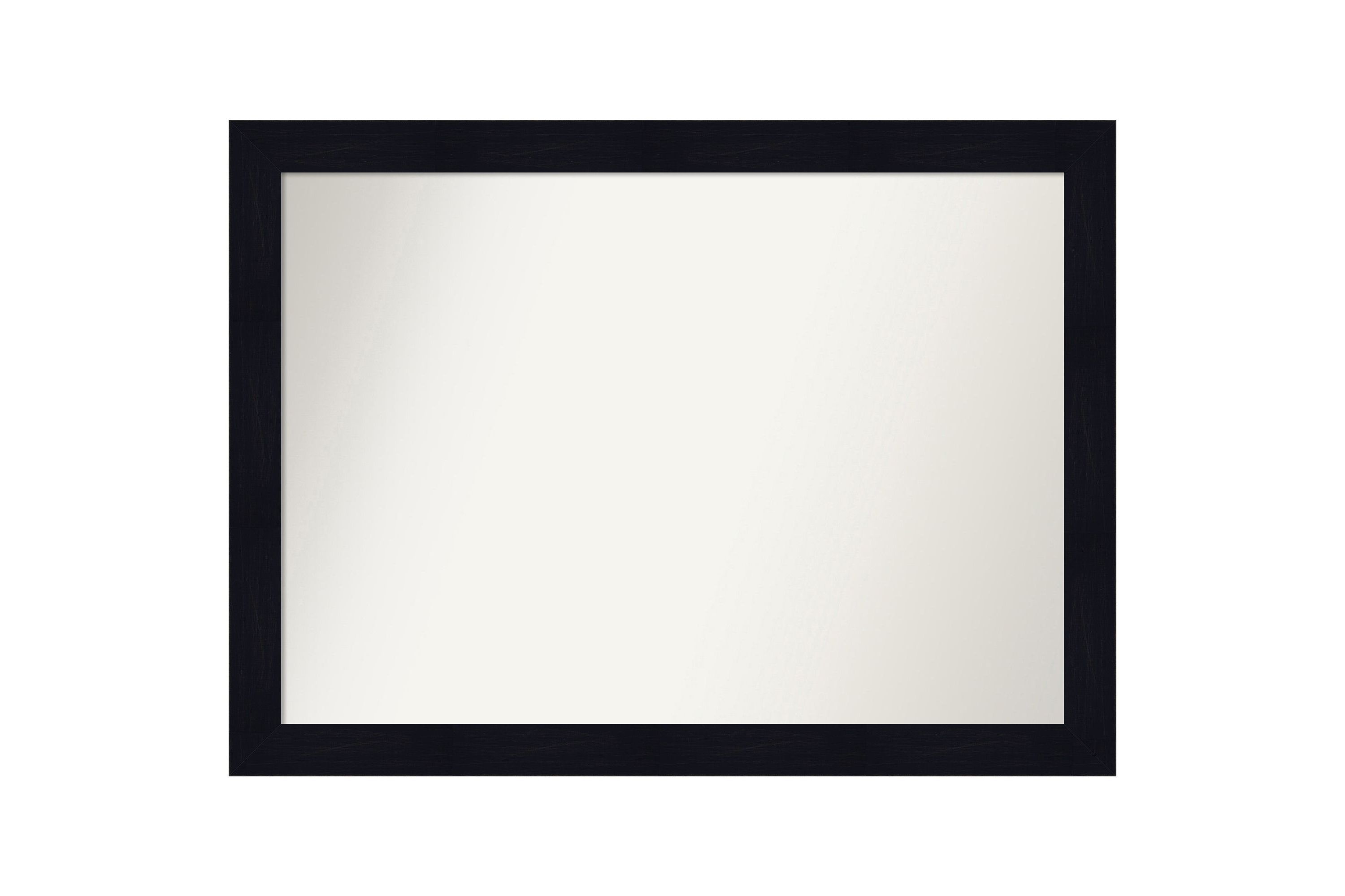 Shiplap Navy Non-Beveled Wood Framed Bathroom Wall Mirror