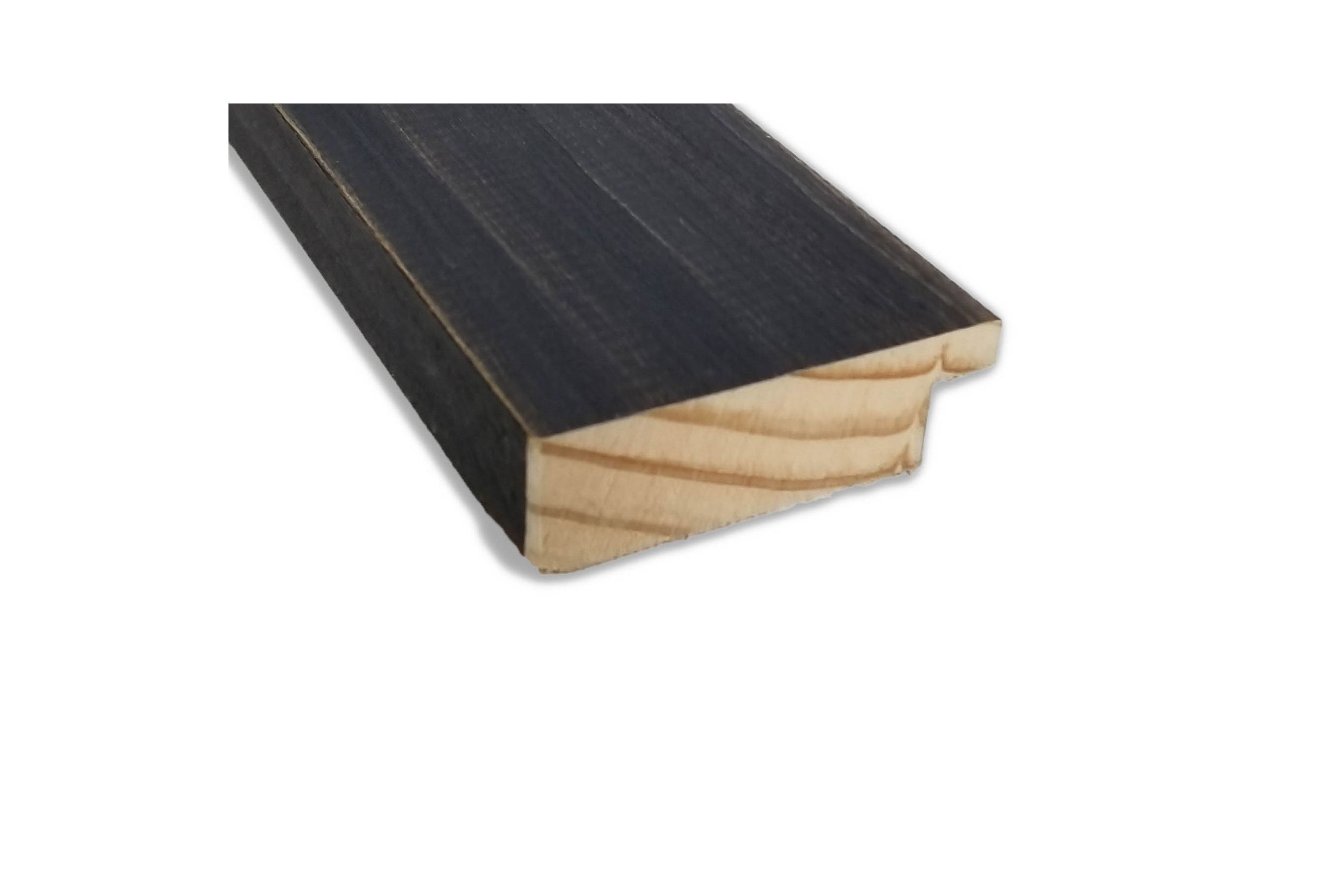 Shiplap Navy Non-Beveled Wood Framed Bathroom Wall Mirror