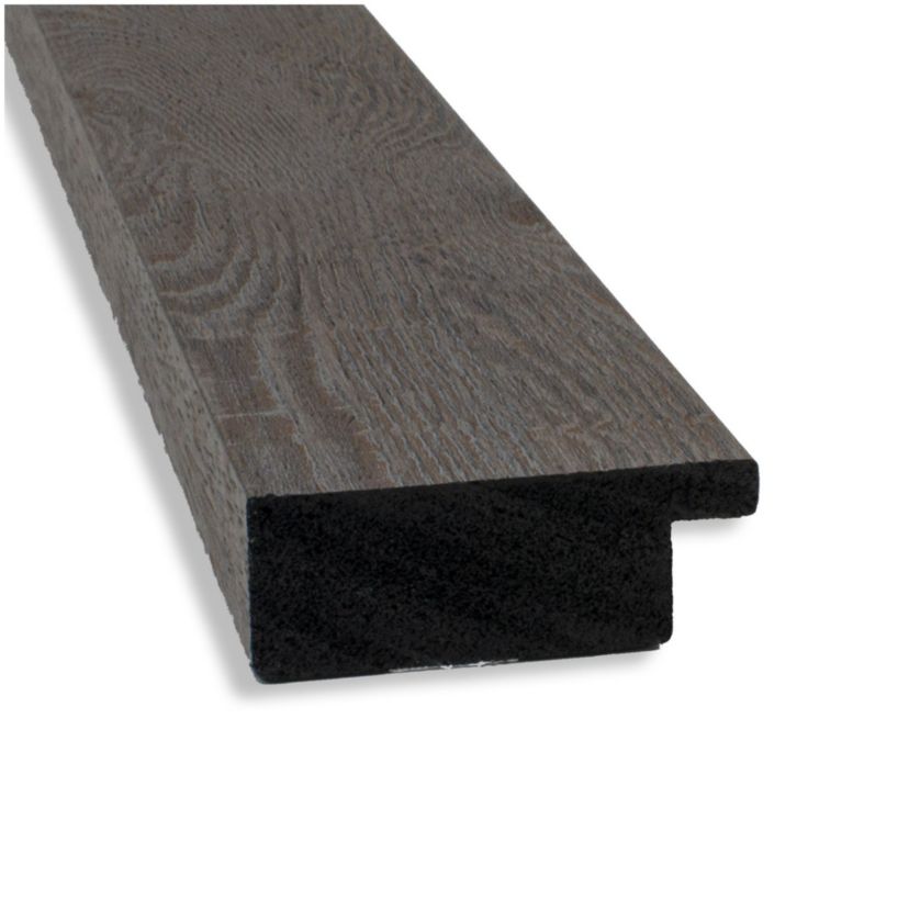 Rustic Plank Grey Narrow Non-Beveled Framed Bathroom Wall Mirror