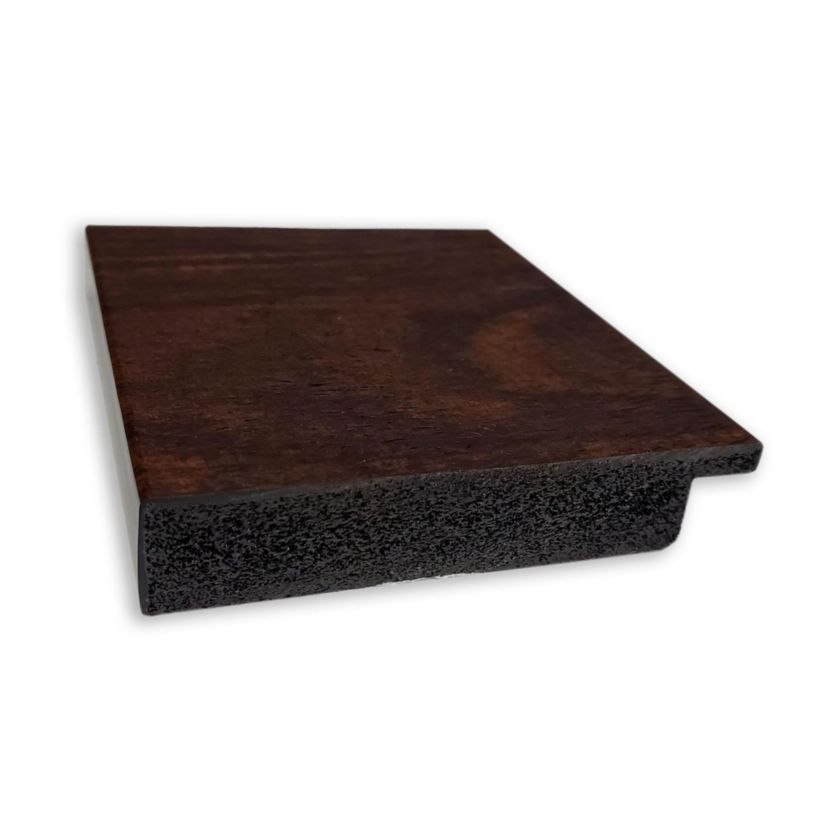 Wildwood Brown Non-Beveled Framed Bathroom Wall Mirror