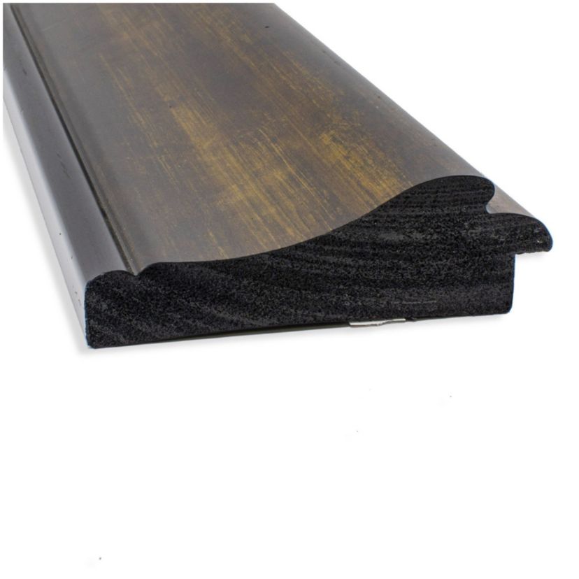 Ballroom Bronze Non-Beveled Framed Bathroom Wall Mirror