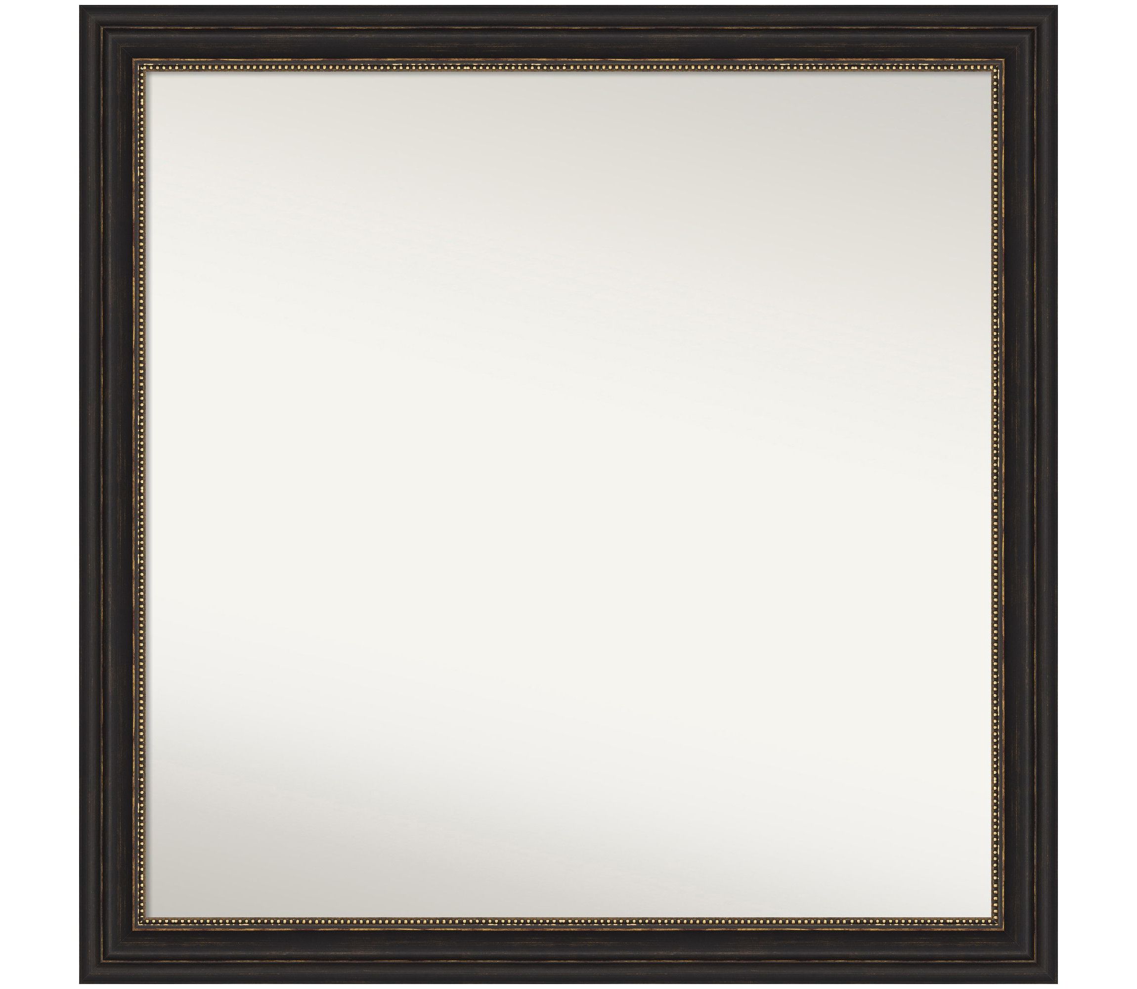 Accent Bronze Narrow Non-Beveled Framed Bathroom Wall Mirror