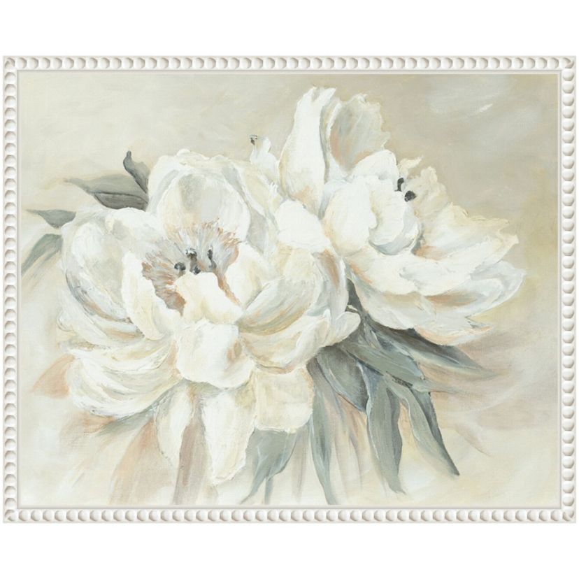 Soft Bouquet Framed Canvas Wall Art Print