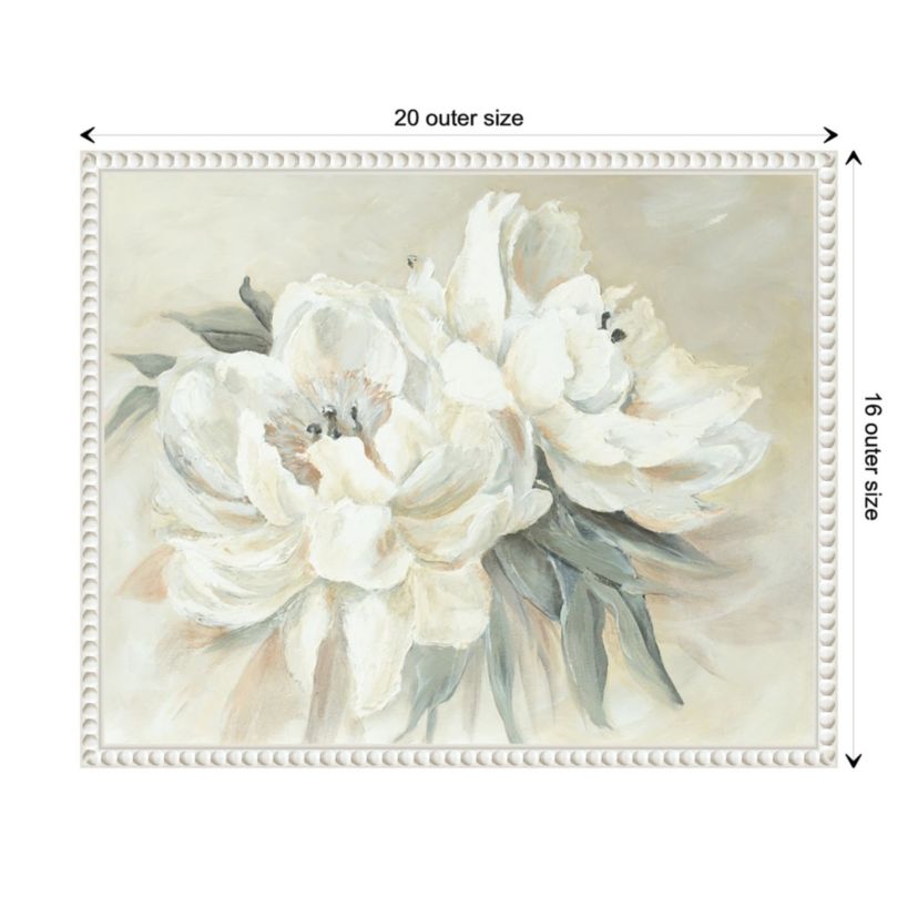 Soft Bouquet Framed Canvas Wall Art Print