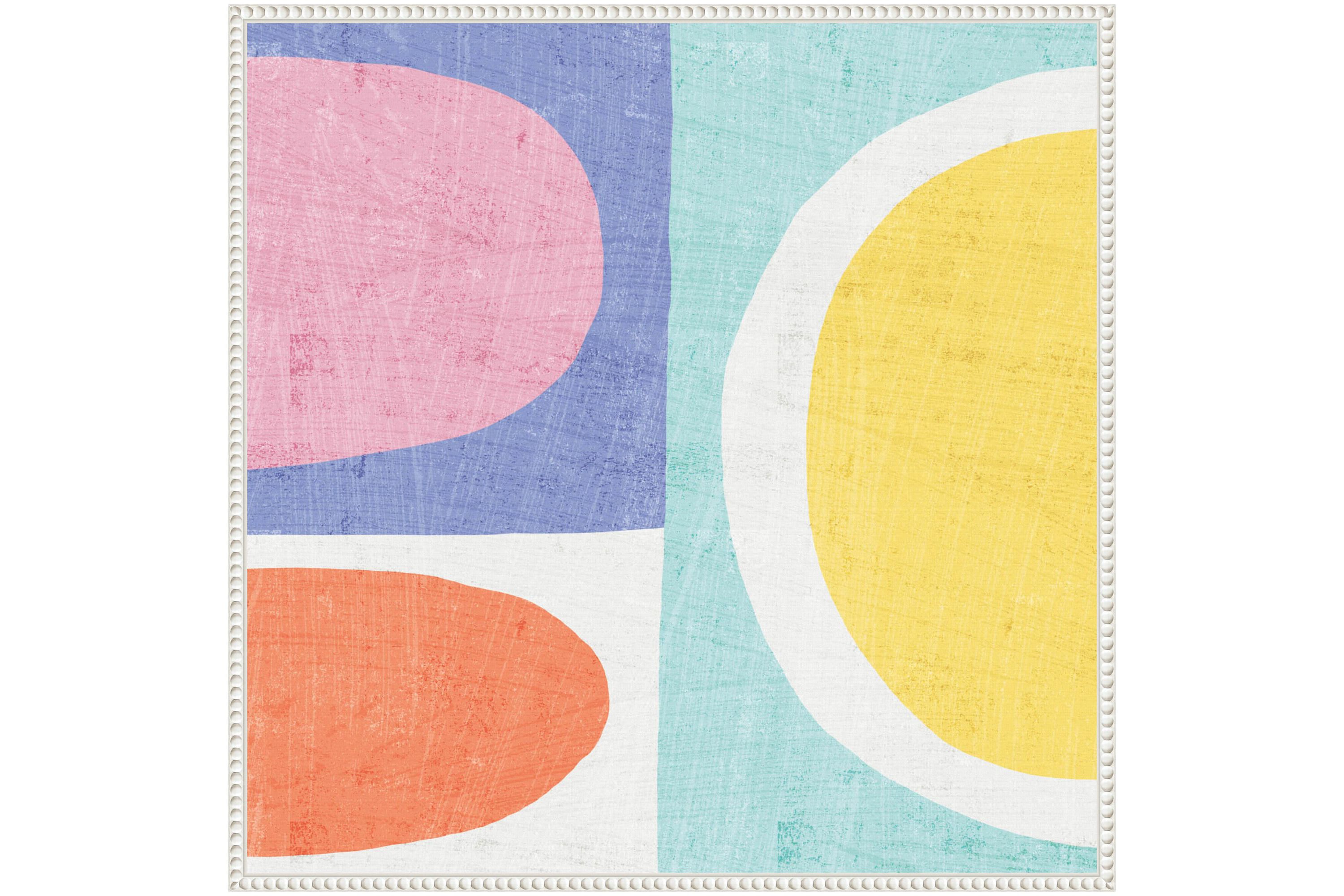 Pastel II Framed Canvas Wall Art Print