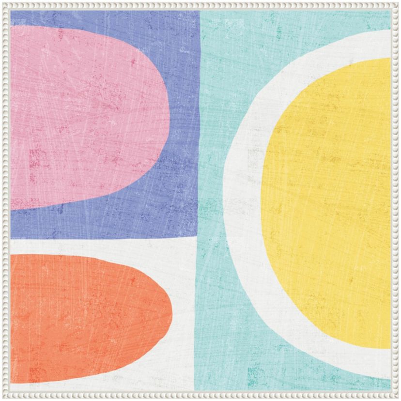 Pastel II Framed Canvas Wall Art Print