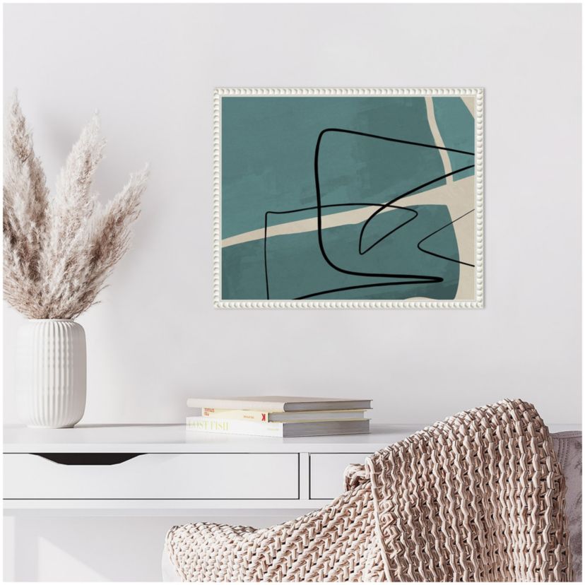 Different Strokes II Framed Canvas Wall Art Print