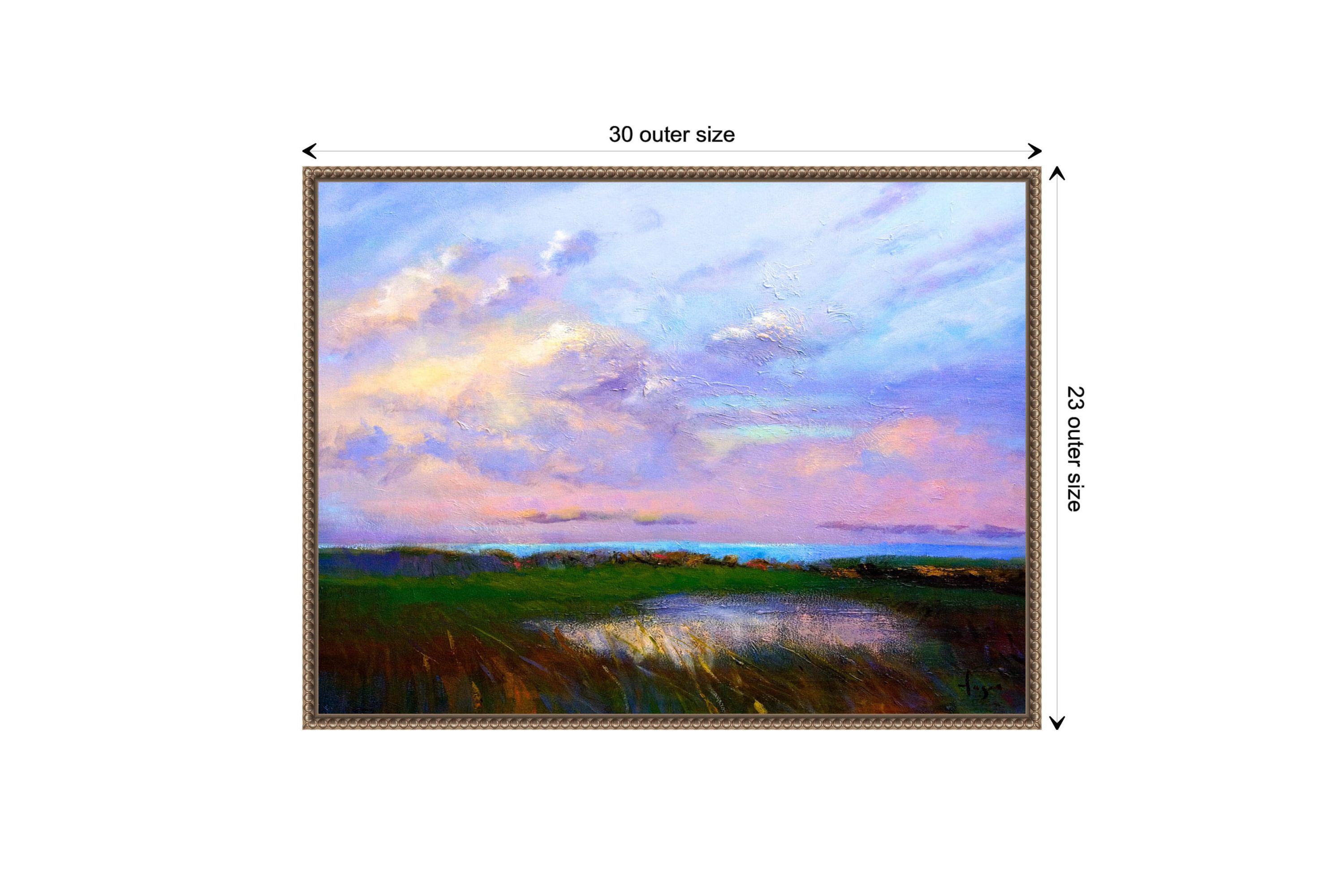 Heart Framed Canvas Wall Art Print