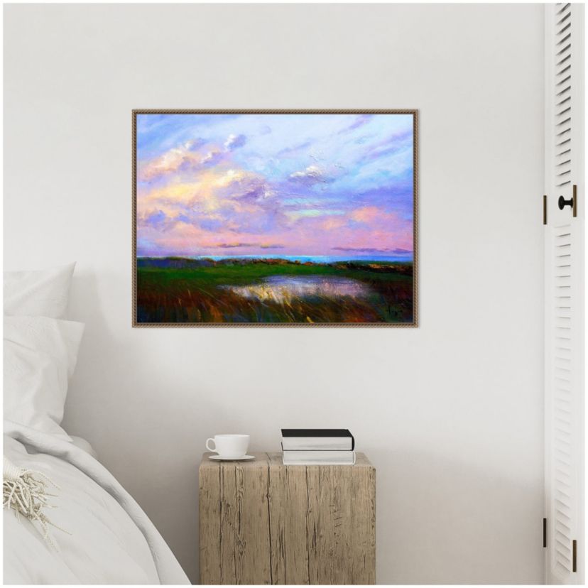 Heart Framed Canvas Wall Art Print