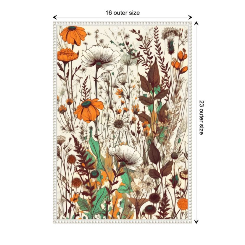 Meadow flowers 3 Framed Canvas Wall Art Print