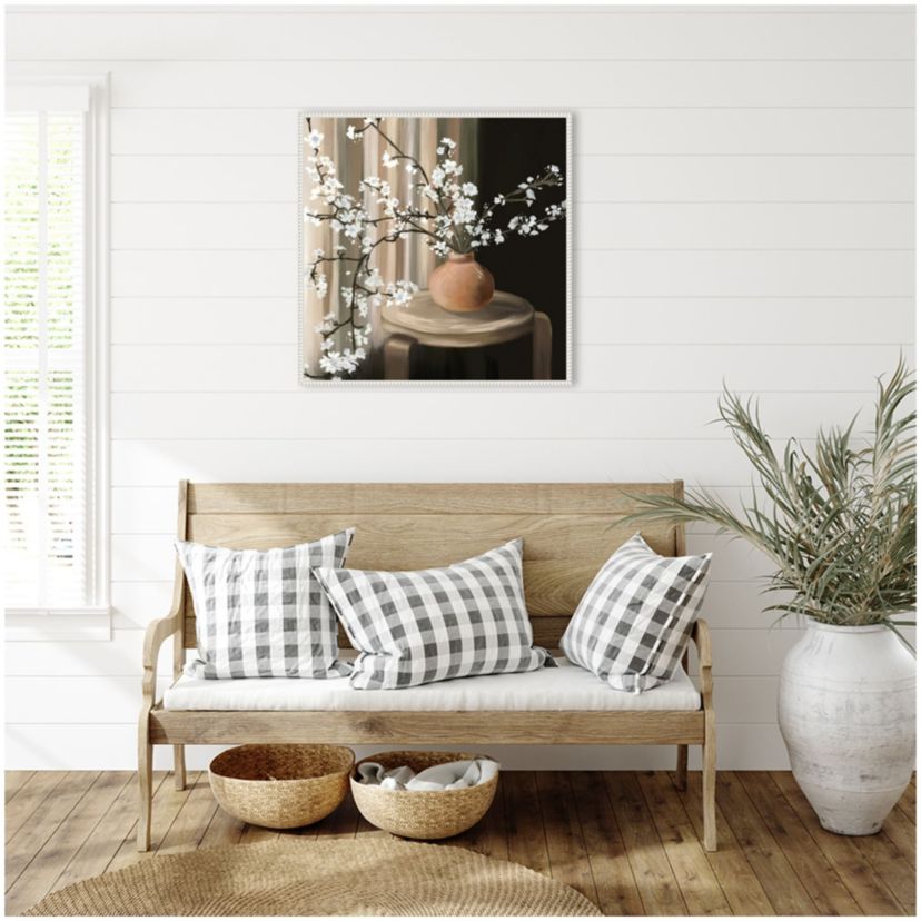 Still Life Blossoms Framed Canvas Wall Art Print
