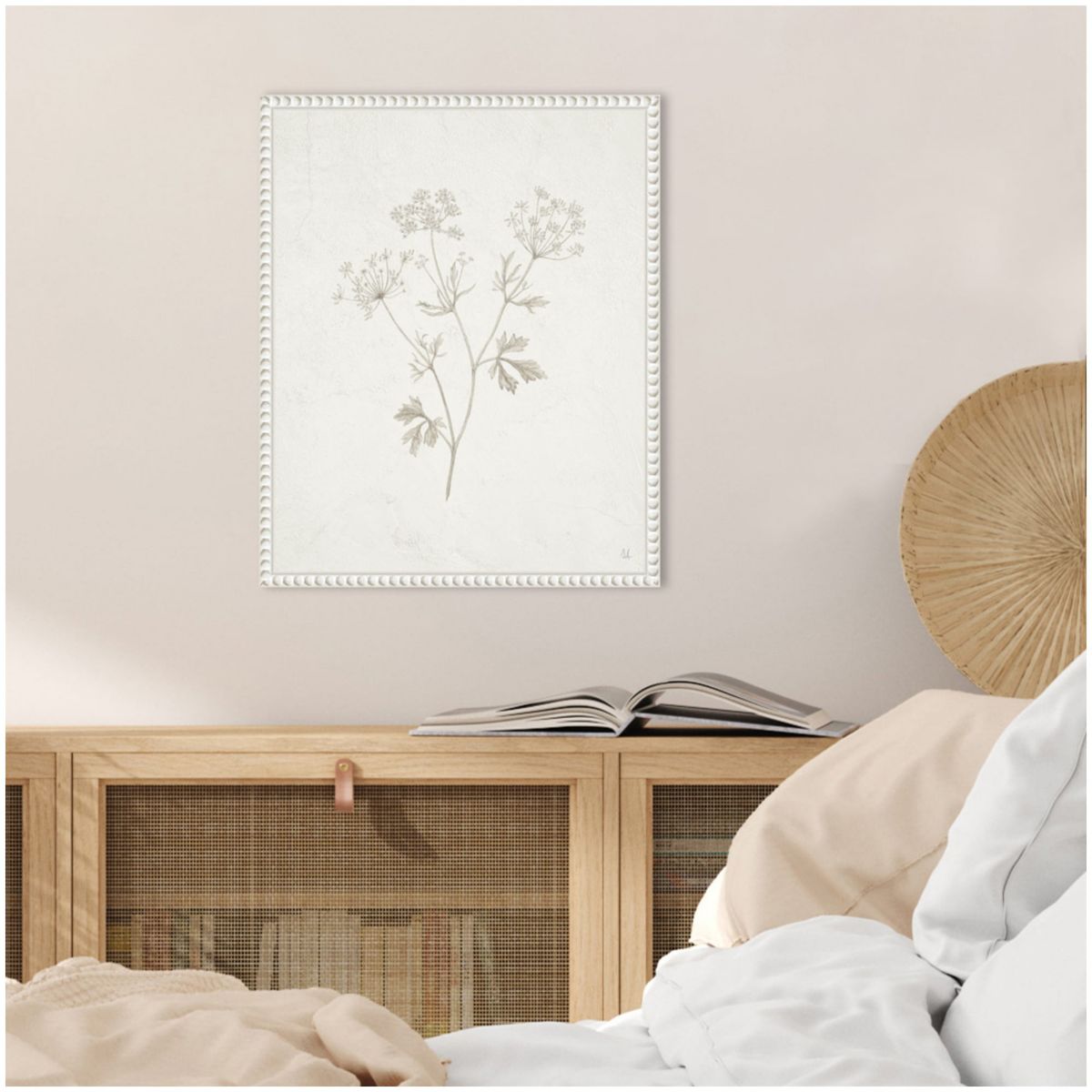 Plants from the Meadow IV Framed Canvas Wall Art Print